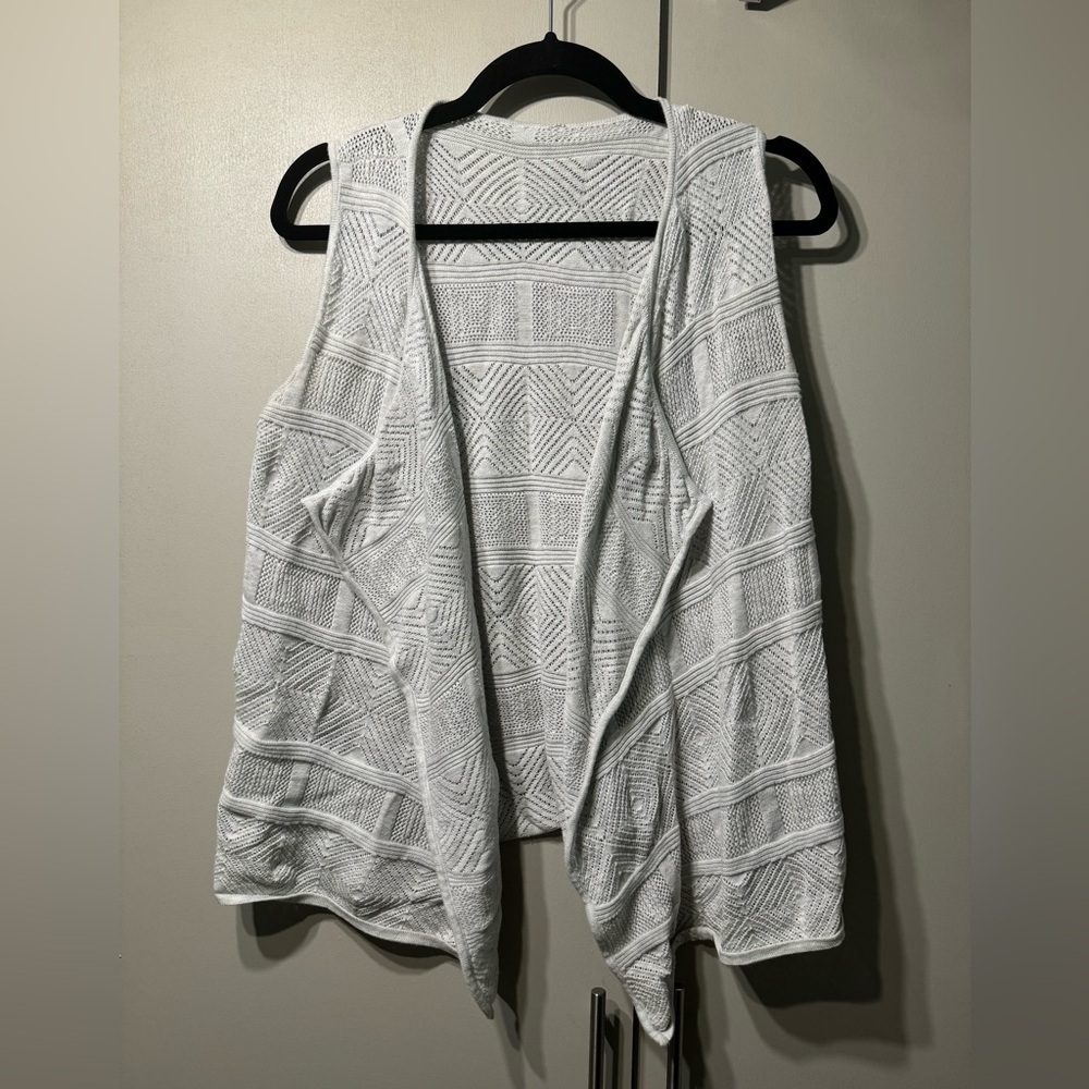 100% Cotton Crochet Vest